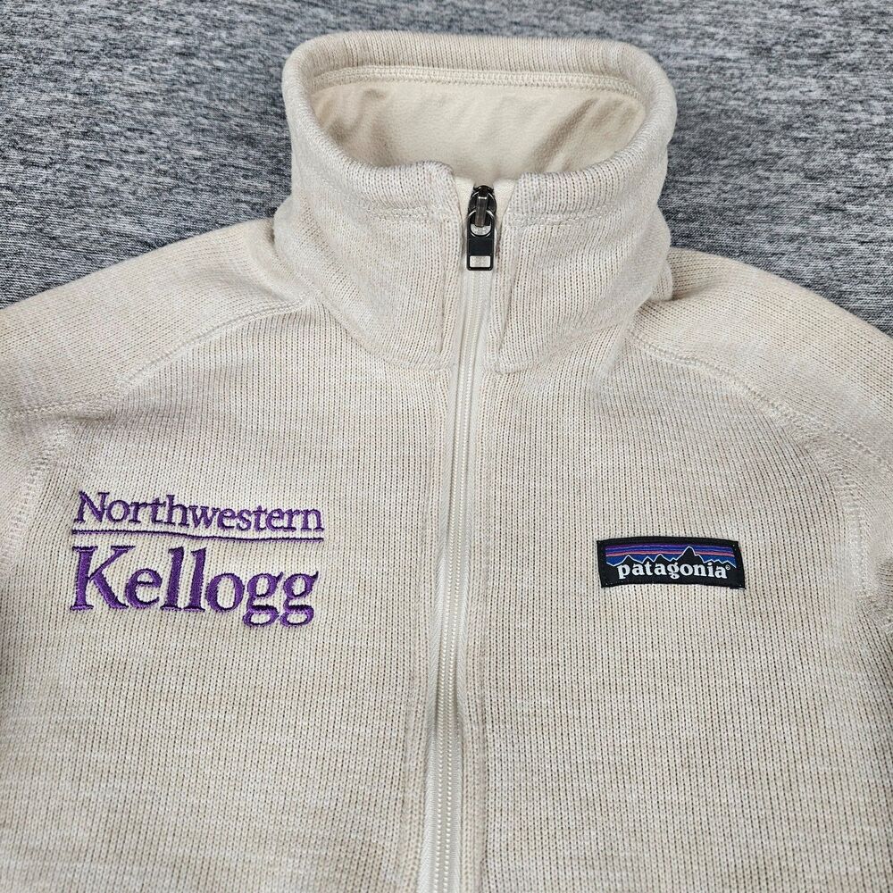 Patagonia Better Sweater 1/4-Zip Fleece Pullover Birch Cream Jacket Women’s XS
